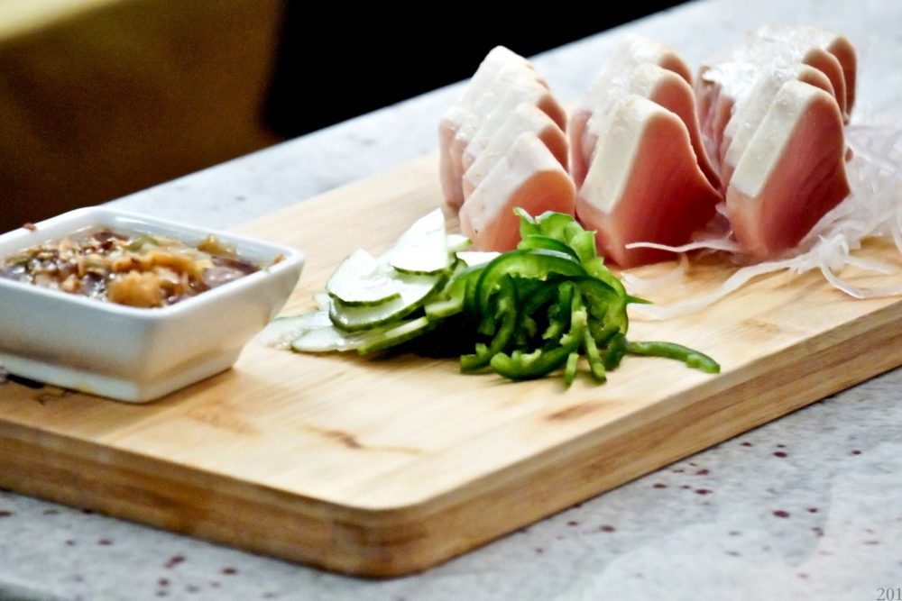 Torched tuna Sashimi